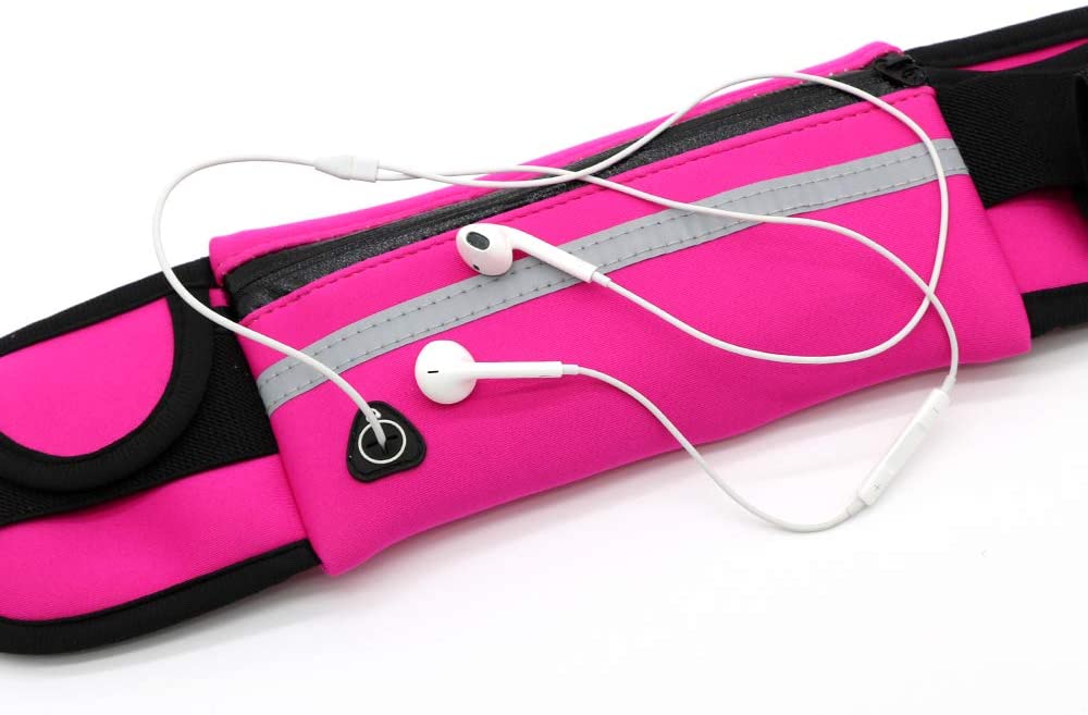 Running Belt with Phone Holder, Orange, One Size Fits All - Image 3