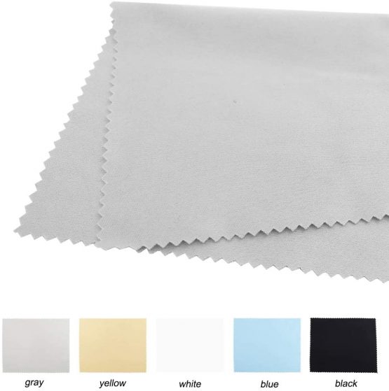 SourceTon 25 Packs Microfiber Cleaning Cloths 6 x 7 Inch, 5 Colors Microfiber Cleaning Cloths (Grey, Black, Yellow, White, Blue) for Glasses, Lenses, Phone, Tablets - Image 3