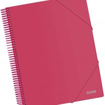 Dohe 40 Case Binder 80 Mic, A4 with Spiral - Red