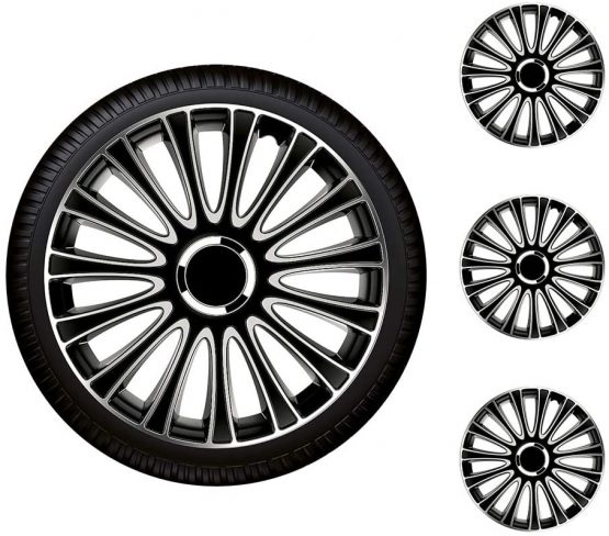Petex LeMans Pro RB543515 Wheel Trims 15 Inch Double-Lacquered ABS Plastic in Box Black - Set of 4 - Image 3