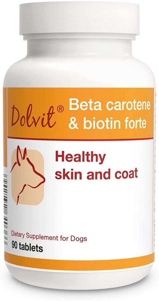 PETS Dolfos Beta Carotene & Biotin Forte 90 tablets Healthy Skin and Coat for Dogs