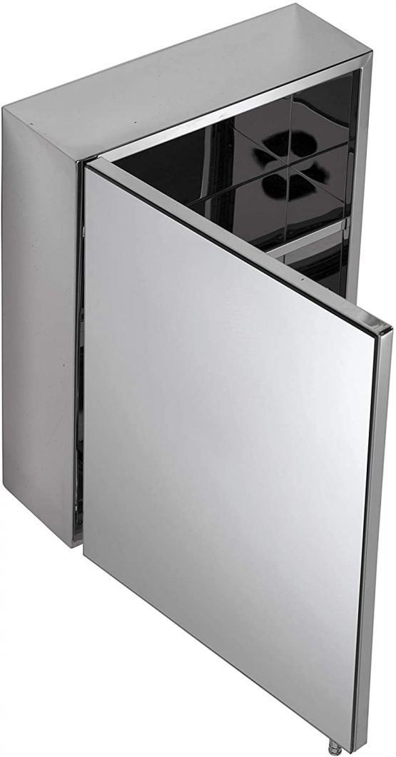 Croydex Cabinet, Metal, Single door, Silver - Image 3