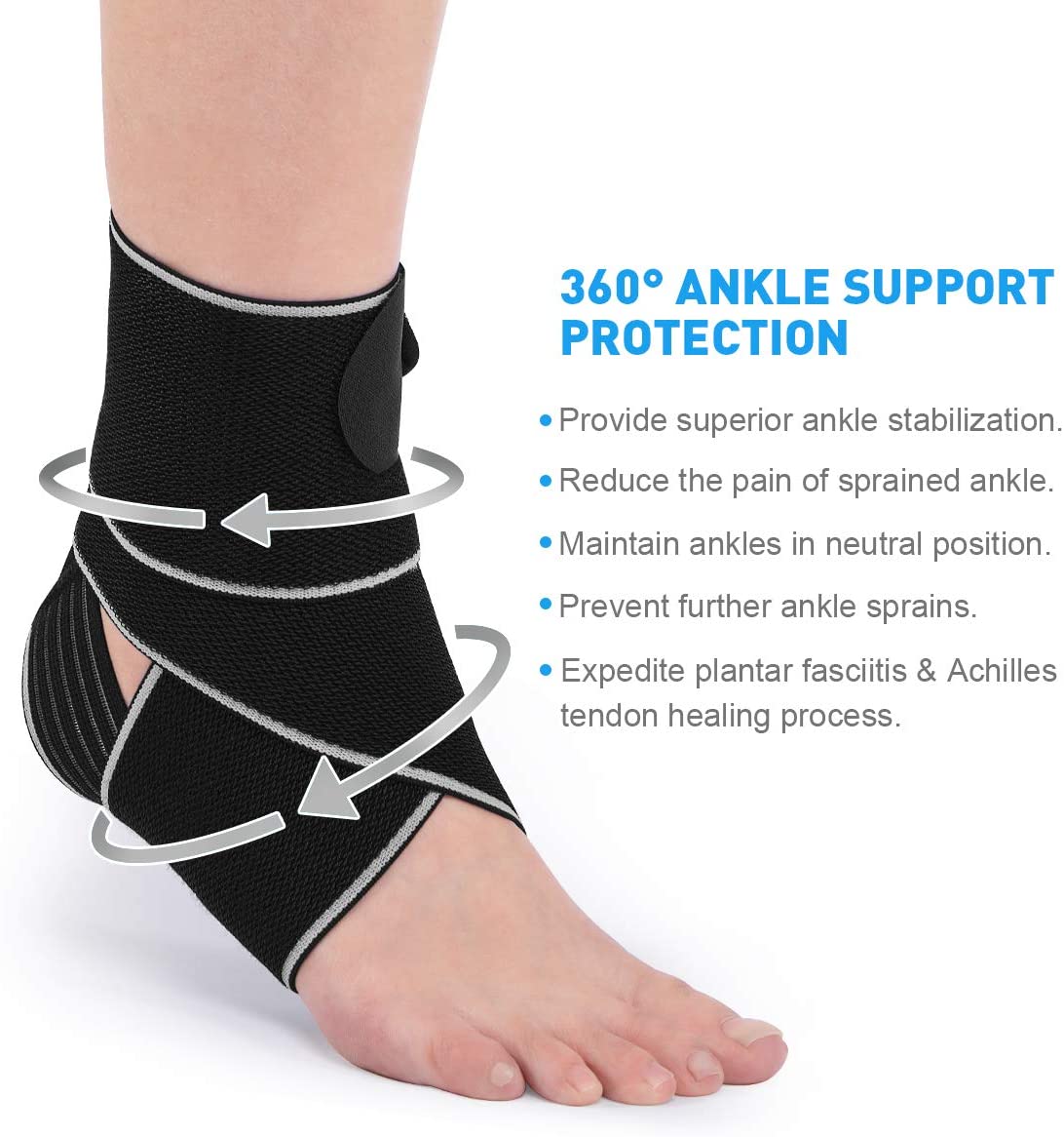 WASPO Ankle Support Brace 2 PACK - Image 2