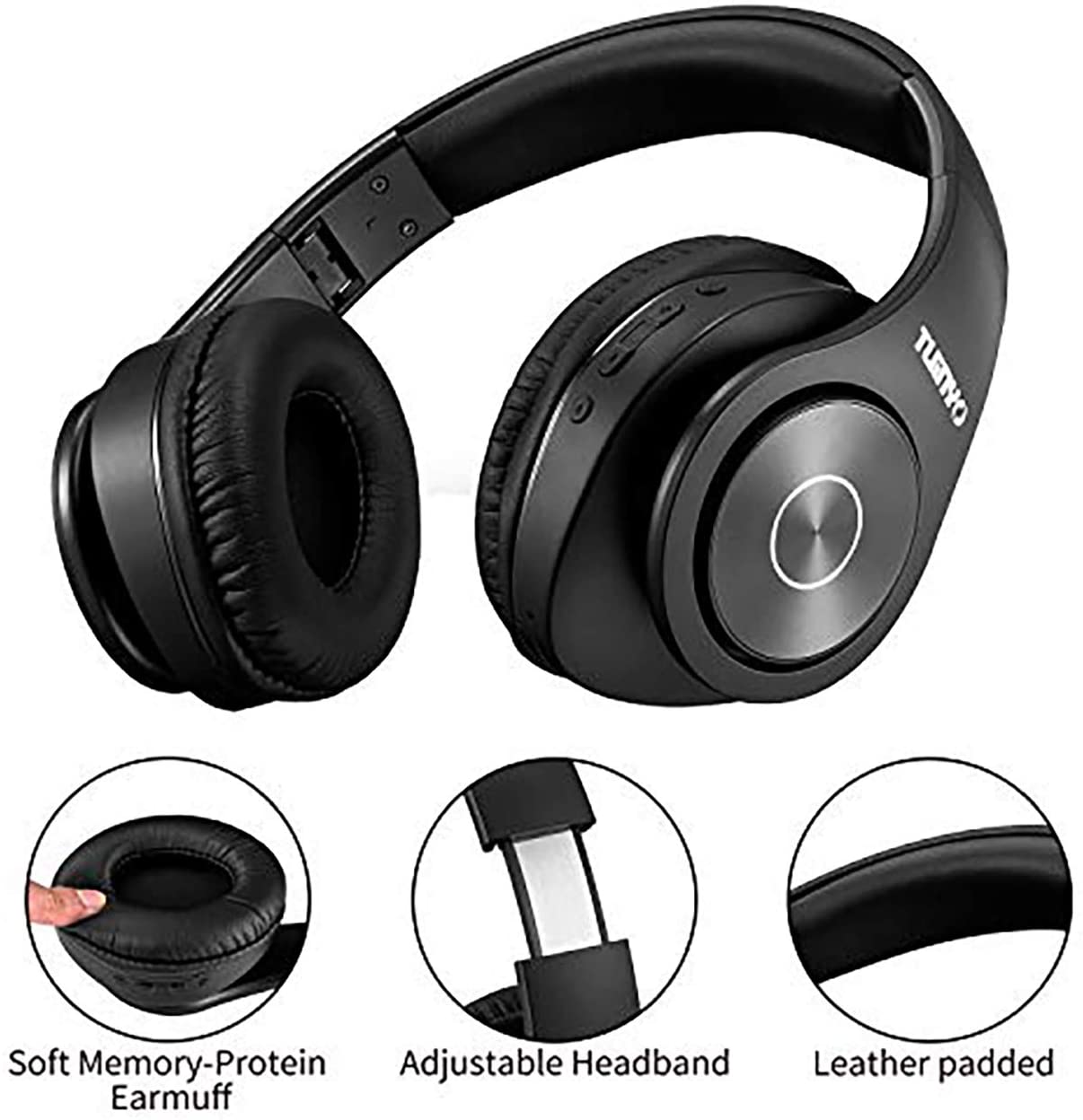Bluetooth Headphones Wireless,Tuinyo Over Ear Stereo Wireless Headset