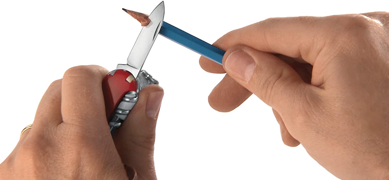 Victorinox Signature Lite Swiss Army Pocket Knife, Small, Multi Tool, 7 Functions, LED, Pen, Red - Image 4