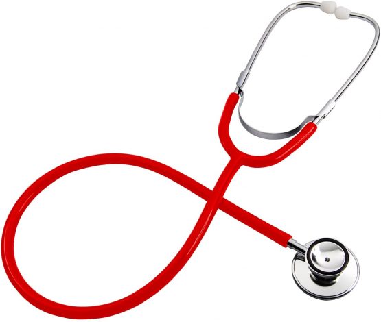TRIXES Yellow Functional Stethoscope Educational Fancy Dress Diaphragm & Bell Features
