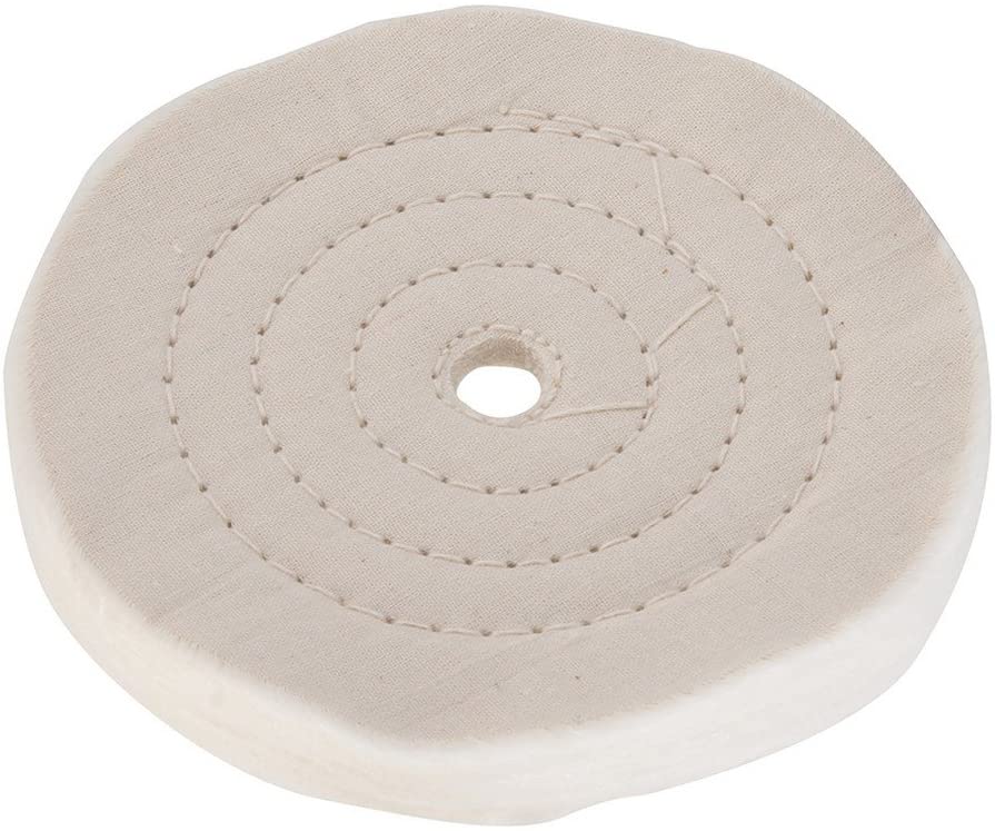 Silverline 633782 Double-Stitched Buffing Wheel 150 mm, 150mm