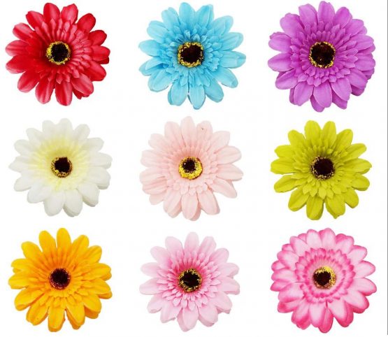 BIPY 10/Pack Dogs Adjustable Collar Flowers Collar Bows Puppies Cats Charms Accessories Slides Detachable Grooming Attachment for Costume Birthday Wedding Festival - Image 3