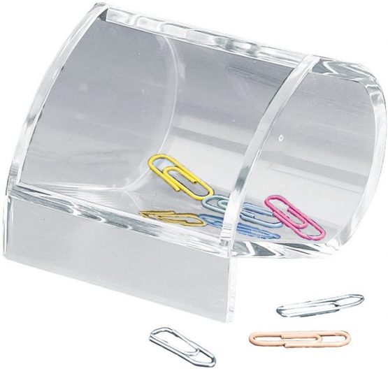 Acrylic Clip Dispenser, Transparent - Image 4