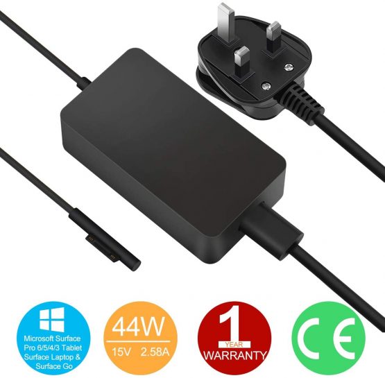 65W 15V 4A Surface Book Charger SUPERNIGHT Surface Pro Charger Power Supply for Microsoft Surface Book Surface Pro 3 Pro 4 Pro 5 Pro 6 Surface Go Surface Laptop Adapter with 5ft DC Power Cord