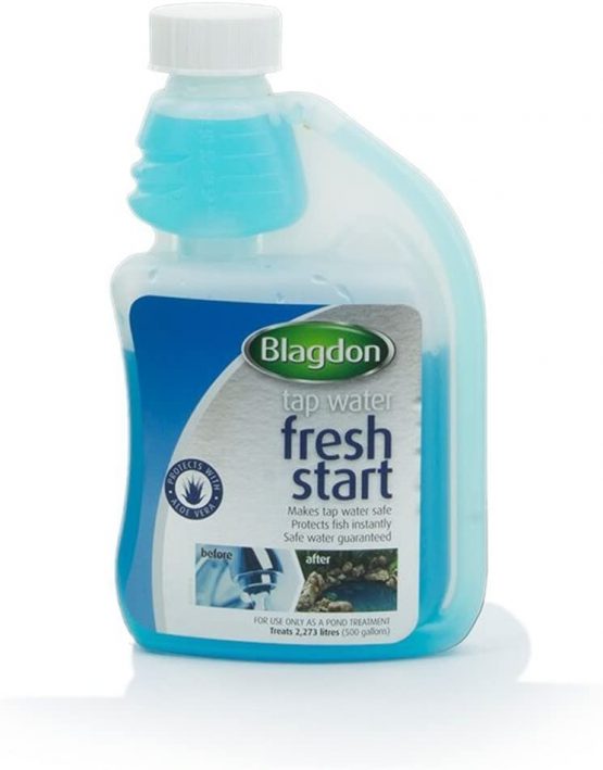 Blagdon Pond Fresh Start, Removes Chlorine, Makes Tap Water Safe for Pond Fish, 250ml, Treats 2,273 Litres of Water