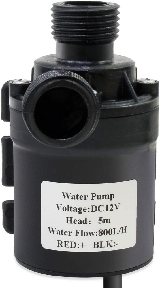 HSEAMALL Brushless Submersible Water Pump DC 12V Amphibious Pump 800L/H 5M for Pond Aquarium Fish Tank Solar Fountain Pool Water Circulation System - Image 4