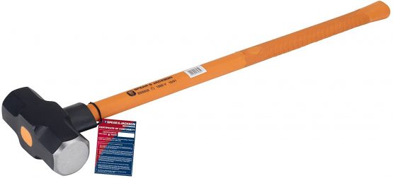 Spear & Jackson DSH224FG/INS Insulated Sledge Hammer, Blue, 14 lb
