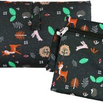 JollyEst® Foldable Travel Changing Mat | Extra Large 70cm x 55cm, Padded, Free Wet-Dry Bag