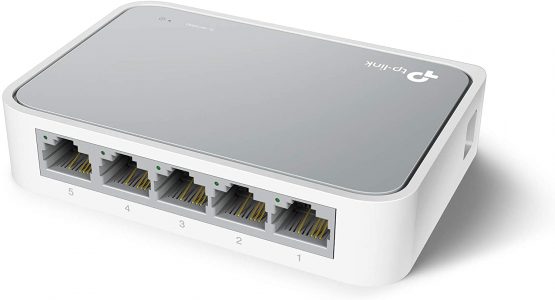 TP-LINK TL-SF1005D 5-Port 10/100 Mbps Unmanaged Desktop Switch - White - Image 2
