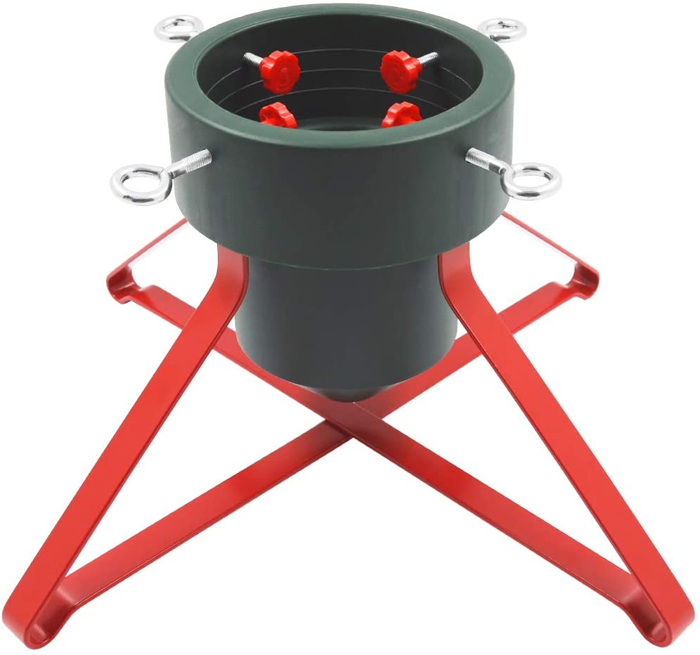 The Christmas Workshop 76620 Christmas Tree Stand/Medium Sized/Fits Trees Up To 1.7M Tall & 8.5CM Diameter/Holds 0.9L of Water / 39.5cm x 39.5cm x 19cm