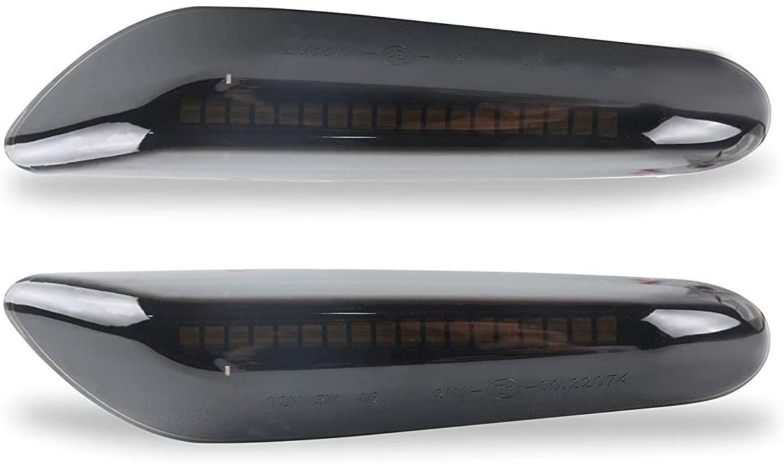 Smokey Side Indicator, Clear Glass, Compatible for BMW 1 Series E81 E82 E87 E88, 3 Series E90 E91 E92 E93 E46, 5 Series E60 E61, X1 X3 - Image 2