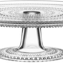 Iittala Kastehelmi Pie Plate, transparent, Standard