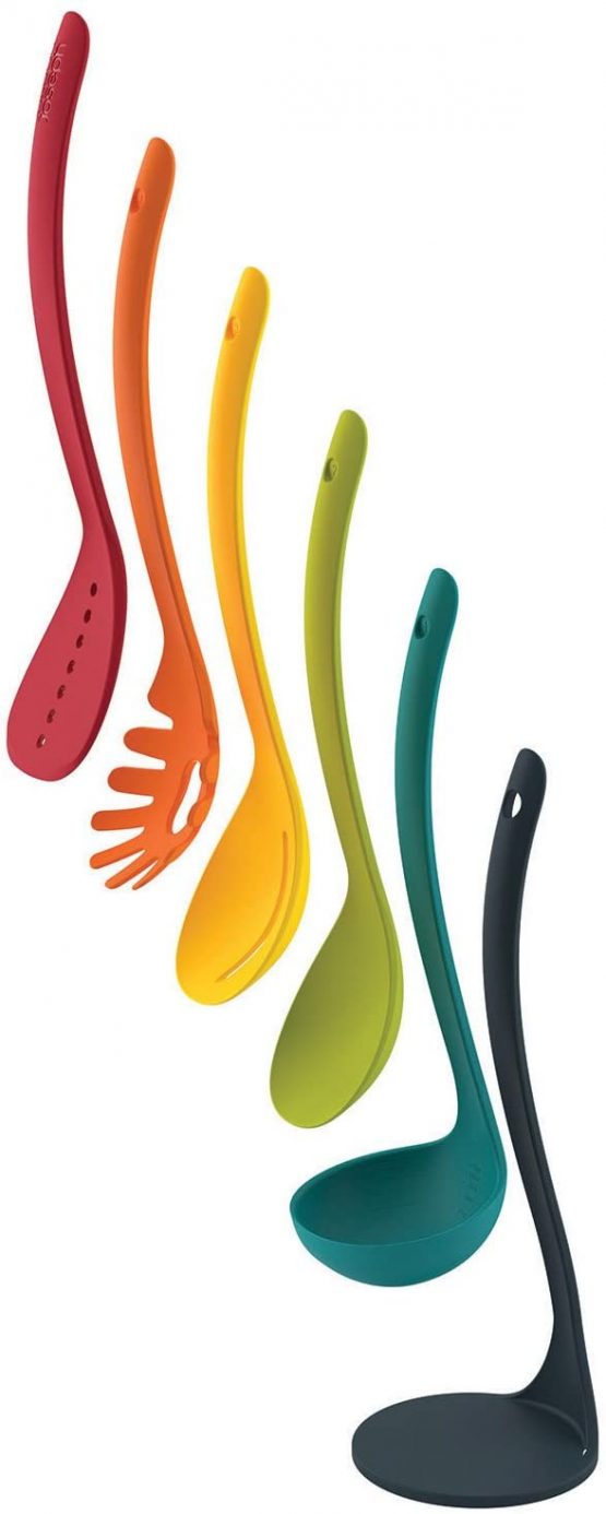 Joseph Joseph 10124 Nest Utensils Plus Set, Classic - Multi-Colour, 5 Piece Set - Image 2