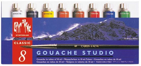 Caran d'Ache Gouache Studio 9 Piece Set
