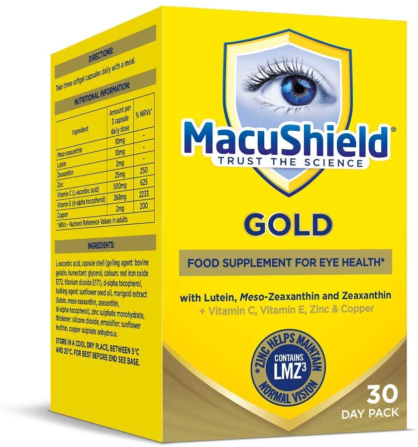 MacuShield Gold, 30-Day Pack, Eye Health Supplement* with Lutein, Zeaxanthin and Meso-zeaxanthin - Image 3