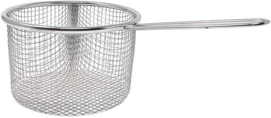 MGE - Deep Fat Fryer Set - Stainless Steel Chip Pan - Induction Chip Pan Fryer Pot - Frying Pan with Basket - Ø 16 cm - Image 4
