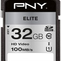 PNY Elite SDHC card 32GB Class 10 UHS-I U1 100MB/s
