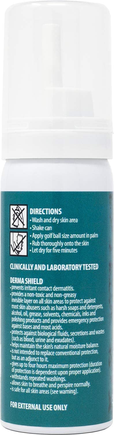 Derma Shield Barrier Cream 50ml Mousse, The Ultimate Waterproof Skin Shield for Hands Body, Face - Image 3