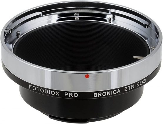 Fotodiox Pro Adapter, Bronica ETR Lens to Canon EOS Camera Mount Adapter -- for Canon EOS 1d,1ds,Mark II, III, IV, 5D, Mark II, 7D, 10D, 20D, 30D, 40D, 50D, 60D, Digital Rebel xt, xti, xs, xsi, t1i, t2i, 300D, 350D, 400D, 450D, 500D, 550D, 1000D