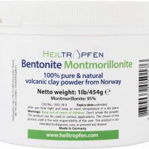 Bentonite Montmorillonite powder | 1 Pound - 454 g | ULTRA FINE | Montmorillonite content 95% | Natural Mineral Dust | Heiltropfen®
