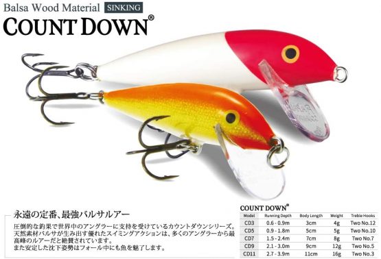 Rapala Countdown 3/16 Oz Fishing Lures - Image 2