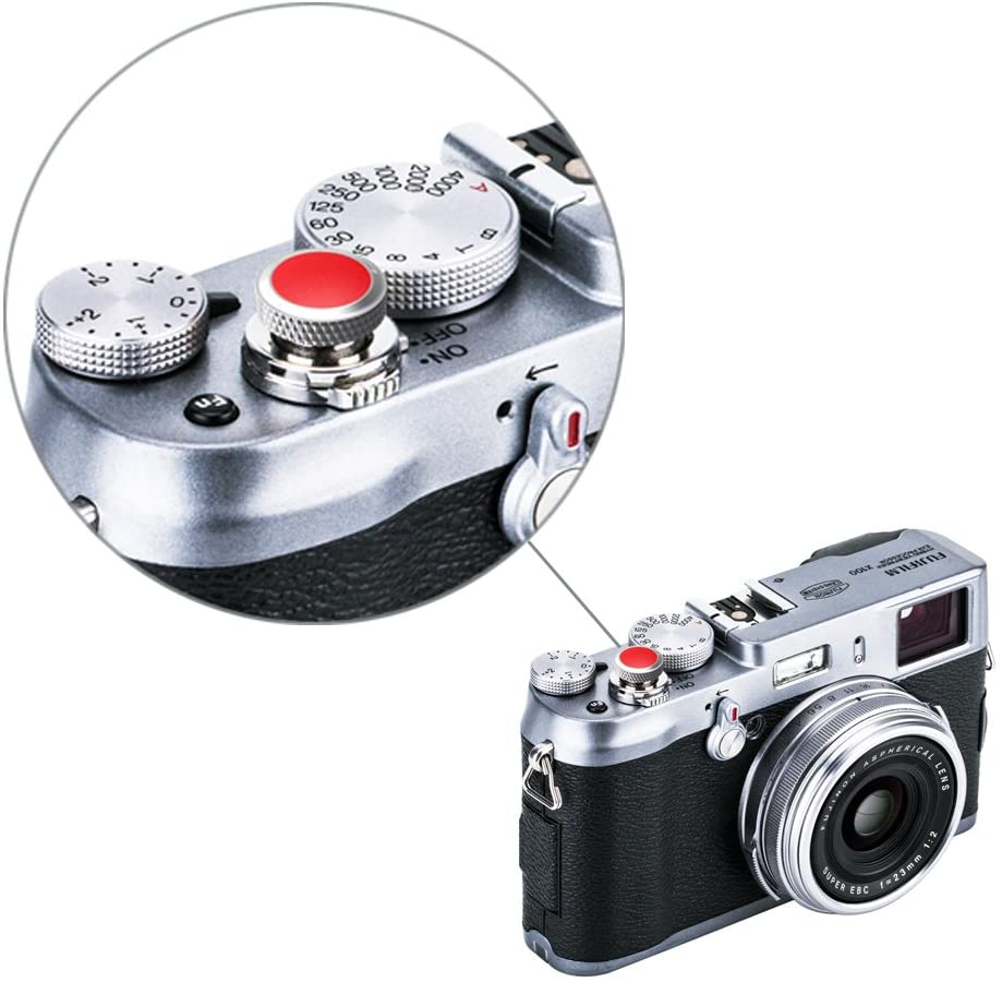JJC Soft Release Button for Fujifilm Fuji X half X100VI X100V X100F X-T20 X-T30 X-T4 X-T3 X-T2 X-PRO3 X-PRO2 X100T X-E5 X-E4 X-E3 XPRO-1 X-T10 X100 X100S X-E2S X30 X20 X10 - Image 4