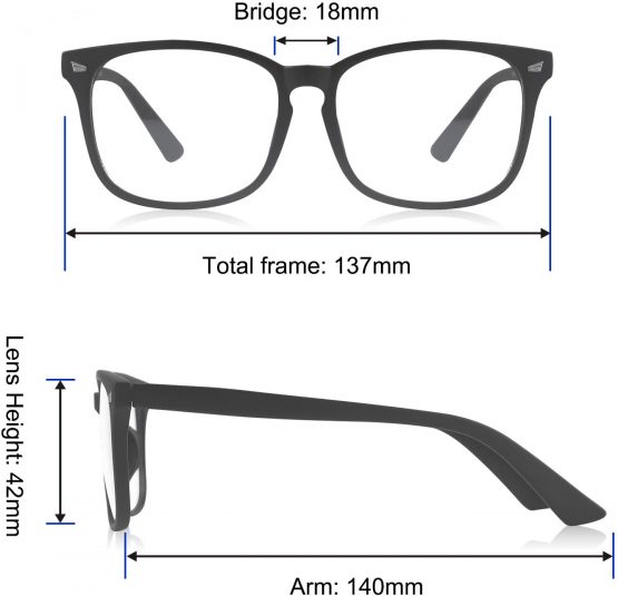 COOLOO Blue Light Blocking Glasses for Anti Headache and Eyes Strain Super Light Weight Computer Gaming Glasses Fashion Accessories，Unisex for Women and Men - Image 3