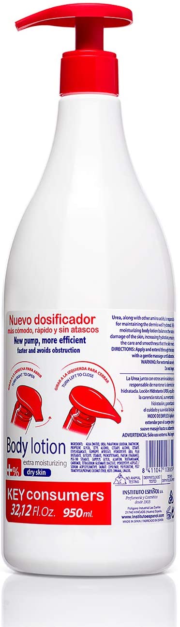 Urea Lotion Dispenser 950 ml, White, 950 ml (Pack of 1) - Image 2