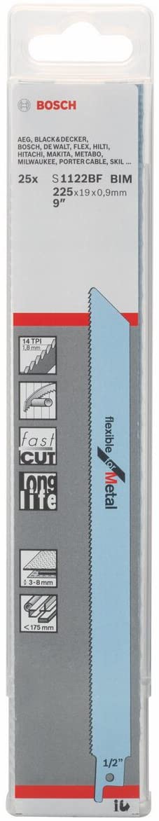Bosch 2608657552 Sabre Saw Blade, Blue, 225 mm - Image 2