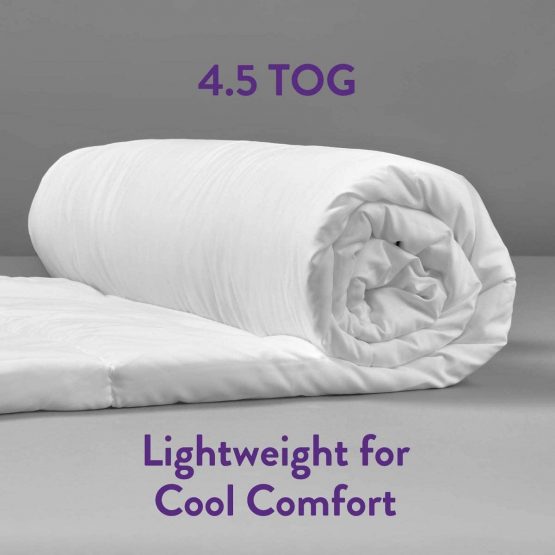 Slumberdown Anti Allergy Single Duvet 4.5 Tog Summer Duvet Single Bed - Image 2