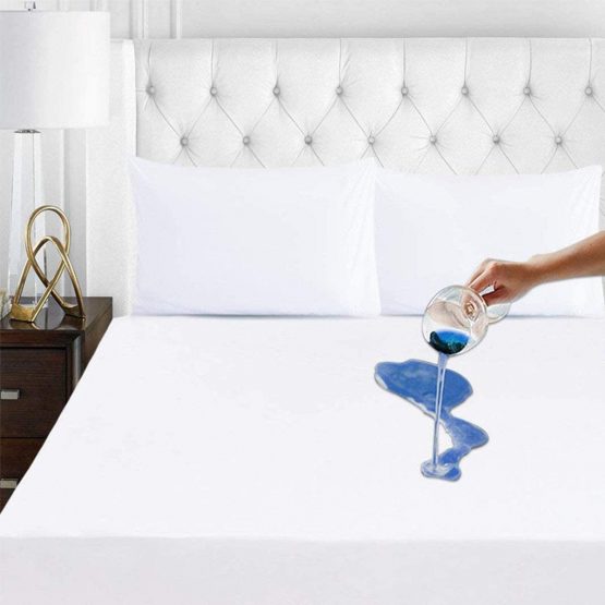 RICHAIR Mattress Protector Waterproof - Super Absorbent & Non-Noisy Cover - Cotton Terry Towel & Deep Fitted(80x160 + 30cm) - Anti Allergy and Breathable