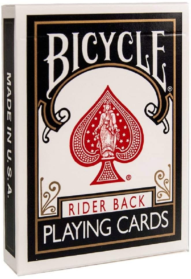 Bicycle Playing Cards - Poker Size, Black Back