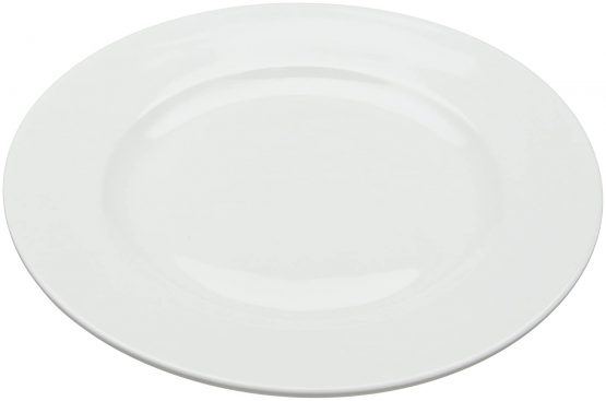 Genware NEV-160628 Royal Classic Winged Plate, 28 cm, White (Pack of 6)