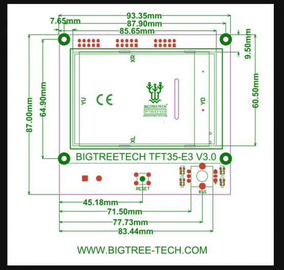 BIGTREETECH TFT35 E3 V3.0 Touch Screen Display RepRap Smart Controller Panel Compatible with SKR V1.3 SKR PRO Board for Ender 3/CR10 3D Printer - Image 2