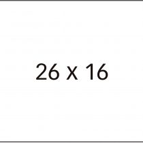 agipa Etiketten für Preisauszeichner, 26 x 16 mm, weiß