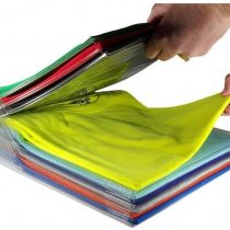 10 x Space Saver Organiser for T-Shirts/Shirts/Documents
