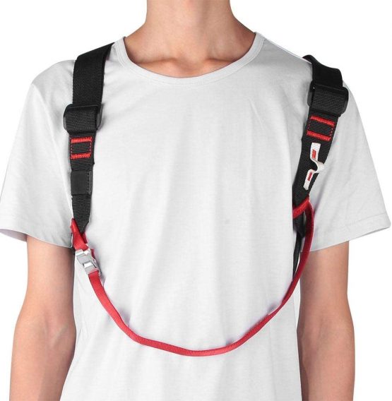 Alomejor Climbing Harness Climbing Chest Shoulder Strap Adjustable Chest Harnesses for Safety Protect Strap Belt - Image 2