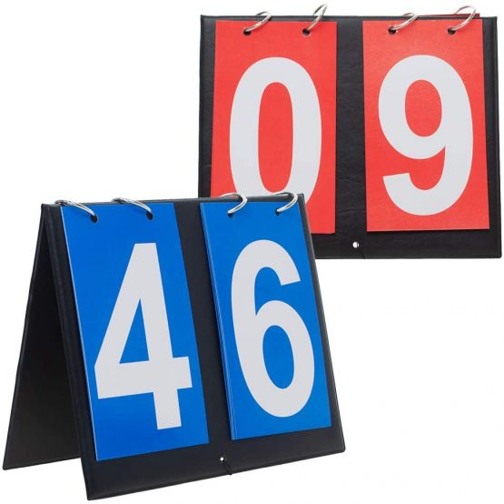 GOGO Set of 2 Portable Table Top Scoreboards, 1 Blue 1 Red - Image 4