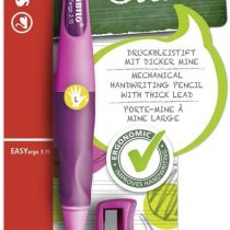 Handwriting Pencil - STABILO EASYergo 3.15 Left Handed Pink/Lilac + Sharpener