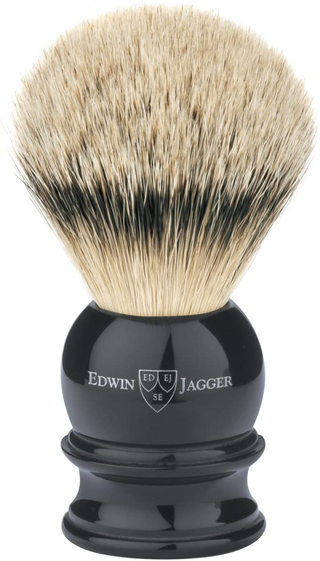 Edwin Jagger Silvertip Badger With Drip Stand - Large, Imitation Ebony - Image 2