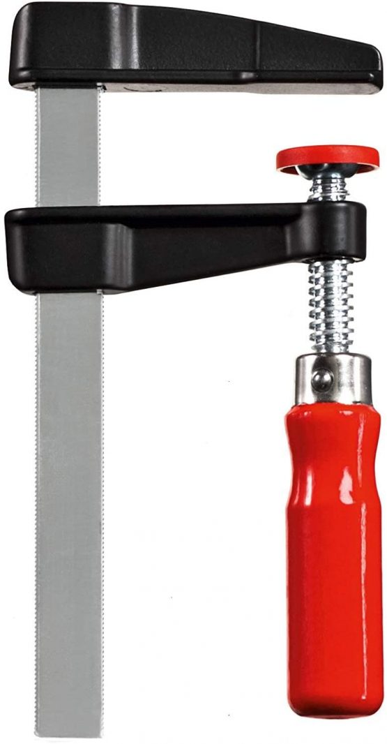 Bessey LM25/8 Die-cast zinc Screw clamp LM 9.84in/3.15in, Red/Black, 250/80 mm