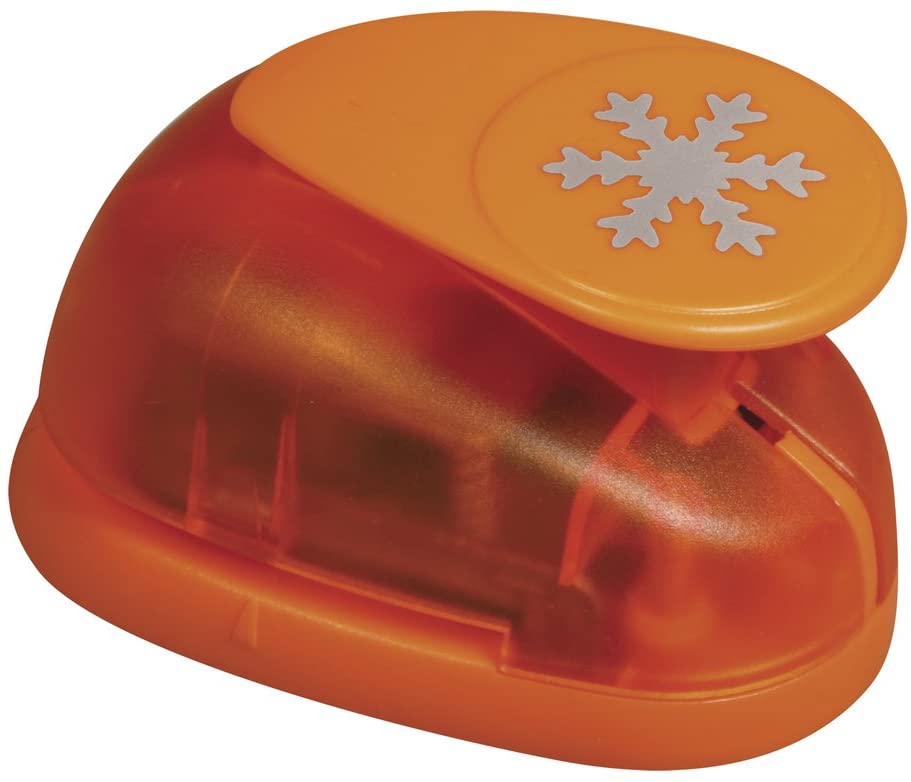 Rayher Paper Craft Punch with Snowflake Design, Lever Punch for Card Making and Scrapbooking 3.81cm, 1.5", 69009000 - Image 2