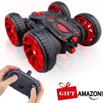 MaxTronic Toy Car Best Birthday Gift for 3-12 Years Old Kids - 360° Flip Remote Control Stunt RC Car, 4WD 2.4Ghz Radio Controlled High Speed Electric Vehicle Truck for Boys Children With LED Light