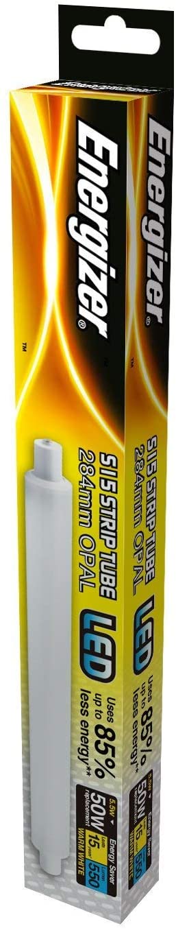 Energizer S15 LED Fluorescent Tube Strip Light Bulbs Energy Saving 221mm/284mm - 3.5W/5.5W (5.5W (284mm) - x6) - Image 2